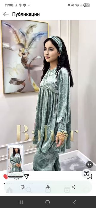 Kelin sarpo dvoyka ko'ylak S razmer/ келин сарпо куйлак двойка/ платье