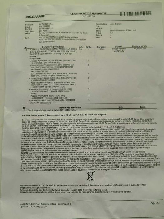 vand PC Gaming BALAUR Epic ProMax