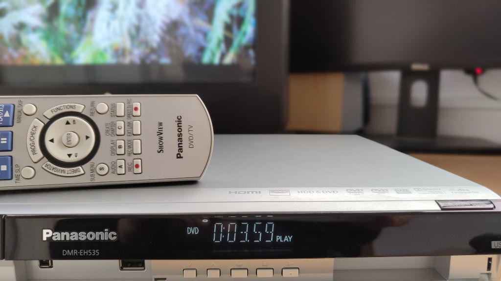 Dvd recorder Panasonic DMR-EH535 Hdmi Usb DVD HDD 160 gb.