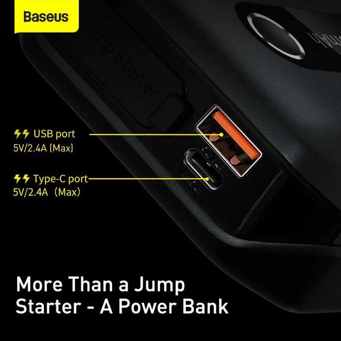 Baseus Jump Starter Power Bank Аварийно Стартерно устройство 1000A