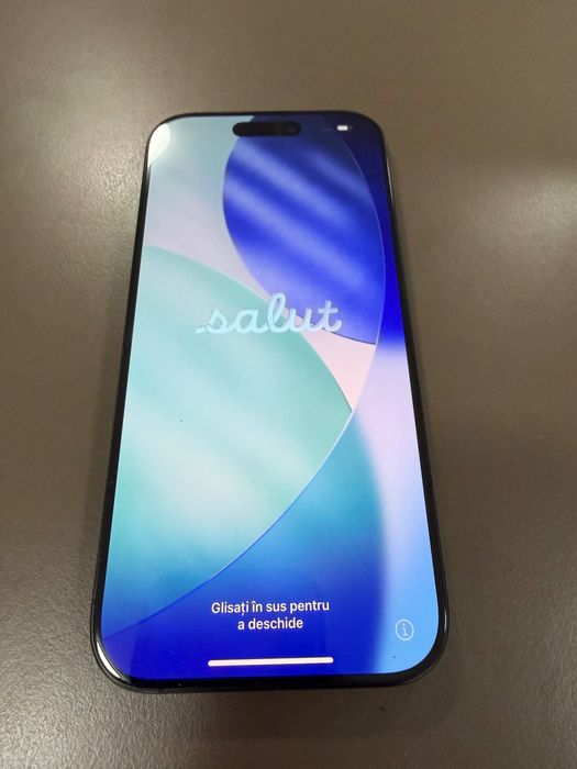 Iphone 16 Pro, Black Titanium, 128GB nou 38 cicluri baterie 100% 10/10