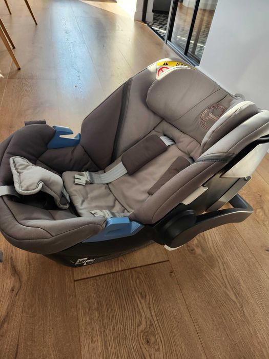 Scoică auto bebe Cybex Aton 5, Soho Grey – stare foarte bună
