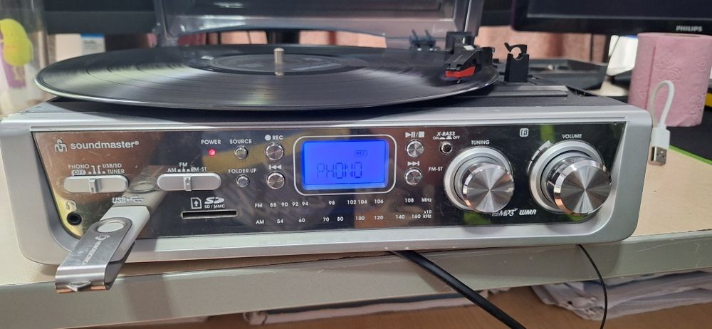 Vand Pick-up soundmaster PL-520USB