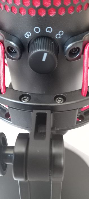 Настолен микрофон HyperX QuadCast, като нов