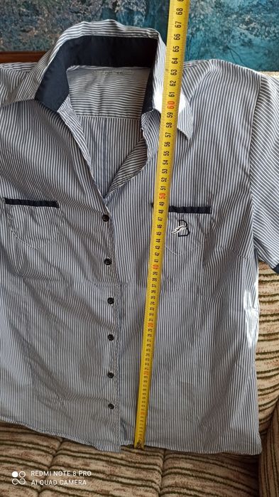 Мъжка риза с къс ръкав