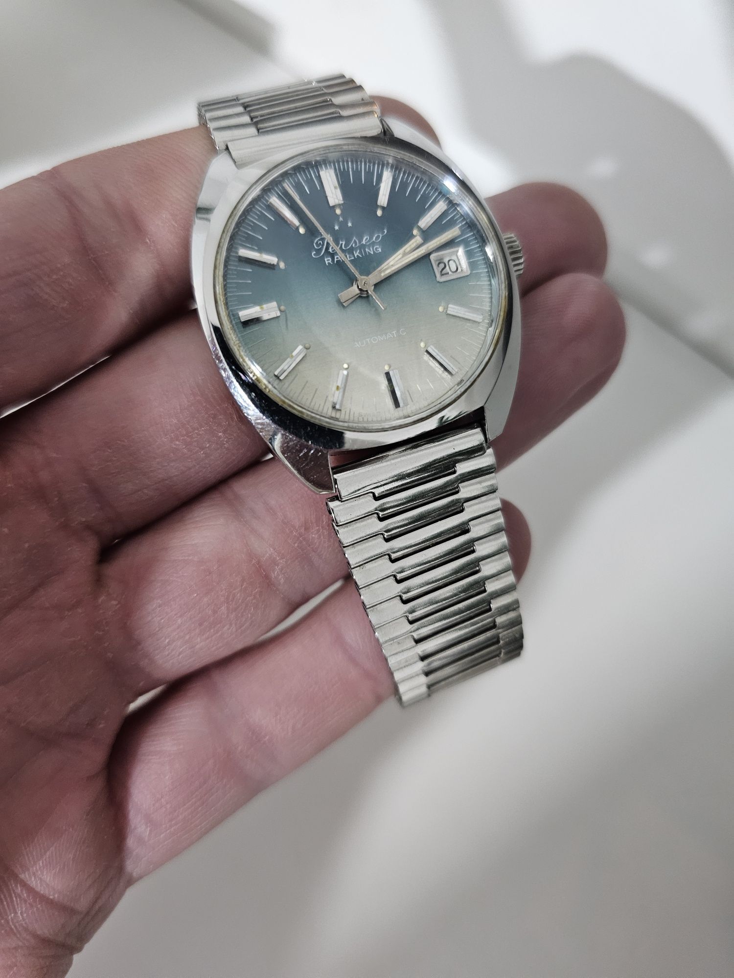 Ceas Perseo Railking Automatic 1960-1970 Vintage de colectie Rar