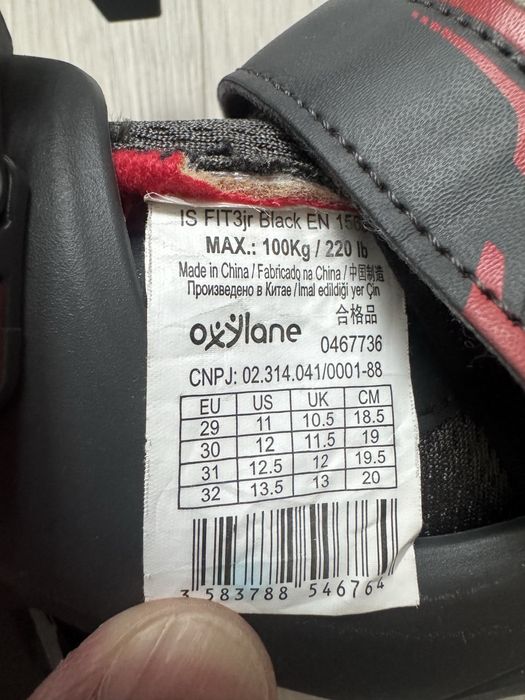 Patine Decathlon Oxelo Fit 3, marime reglabila 29-32