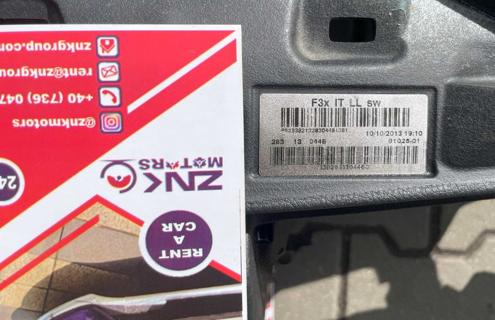 BMW seria 3  4 plansa de bord cusatura F30 F34 F36 - kit airbag