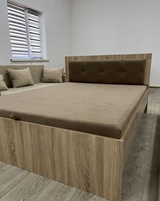 НОВАЯ !!! из цеха Двуспальная кровать 150х200 с ящиком для белья