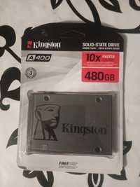 SSD-накопитель Kingston A400 имеет достаточно большую емкость (480 ГБ)