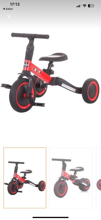 Tricicleta chipolino smarty 2 in 1