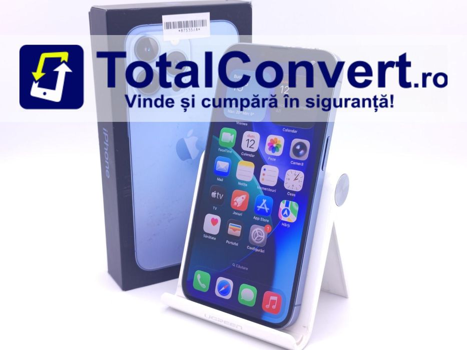 Apple iPhone 13 Pro 128GB Sierra Blue 6GB, Garantie 24 luni | #D87535