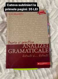 “Teoria și practica analizei gramaticale”- G. G. Neamțu