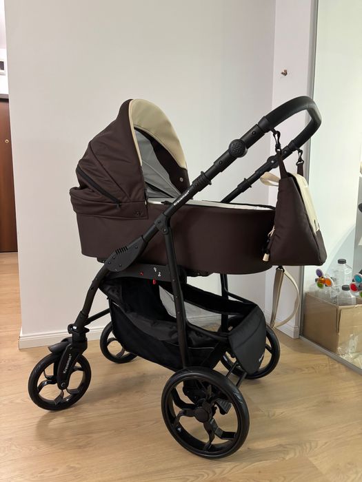 Carucior 3 in 1 Combo Max Dark Brown - Krausman - Testat ADAC