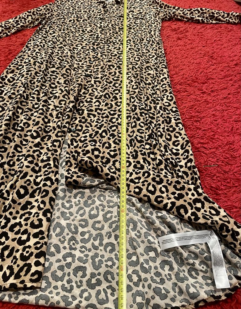 Rochie maxi Calliope animal print potrivita L