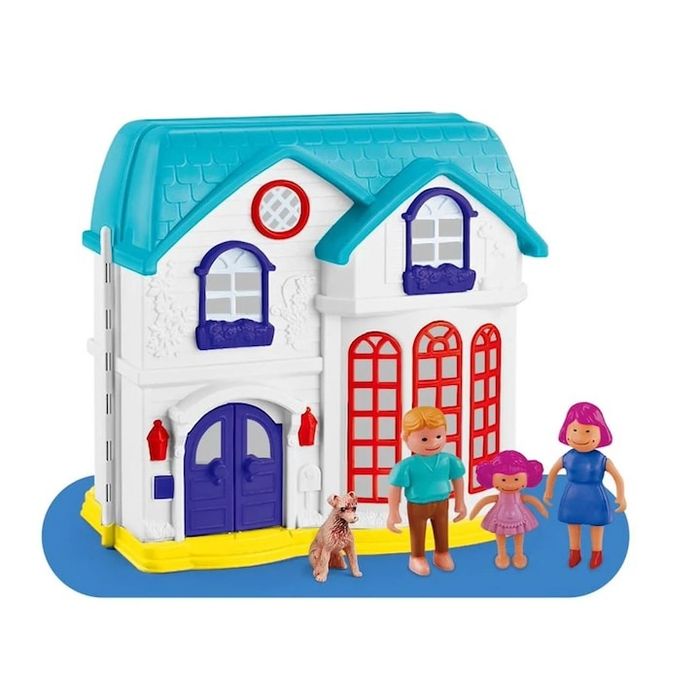 Къща за кукли/ къща със семейство кукли и обзавеждане