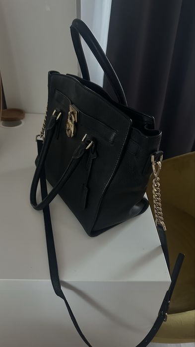 Geantă piele naturală Michael Kors