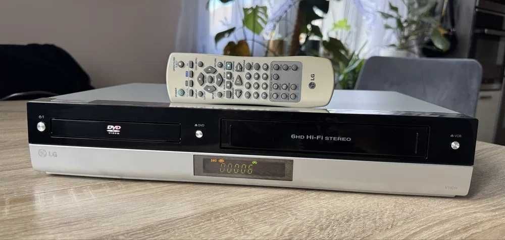 Combo nou  video VCR - DVD LG