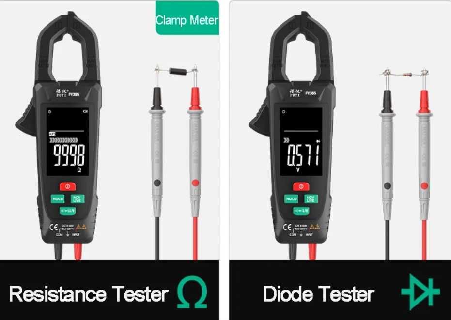 Clampmetru aparat de masura AC/DC autorange