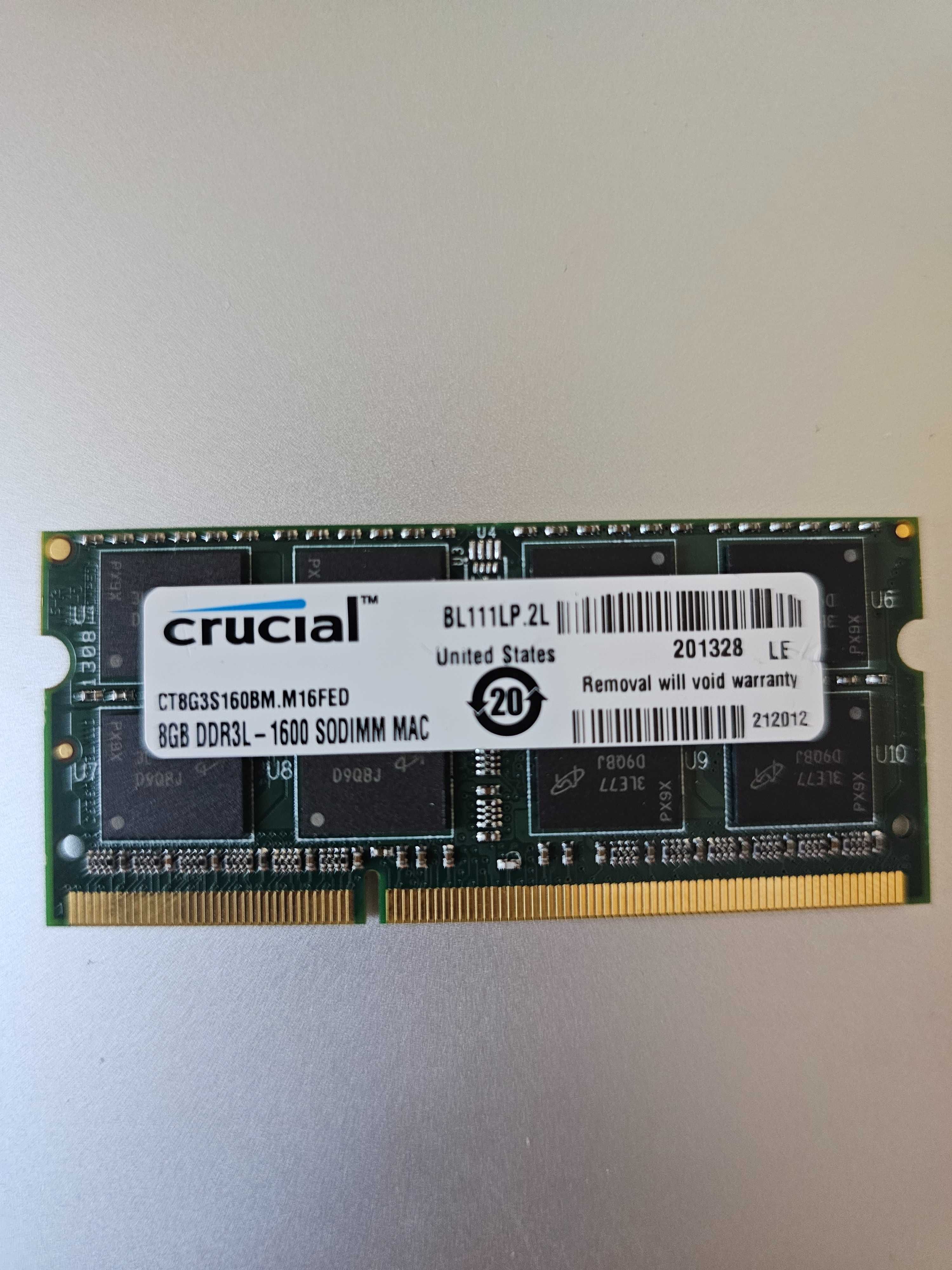 Оперативная память Crucial 8GB SODIMM