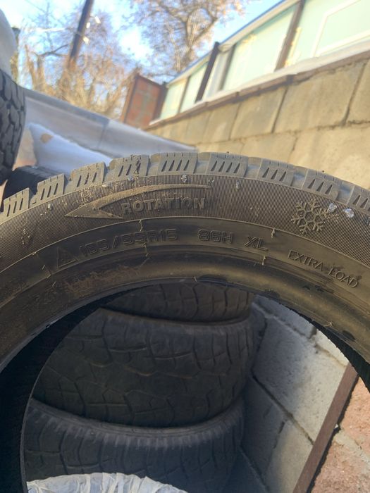 Резина зимняя на машину 185/55 R15