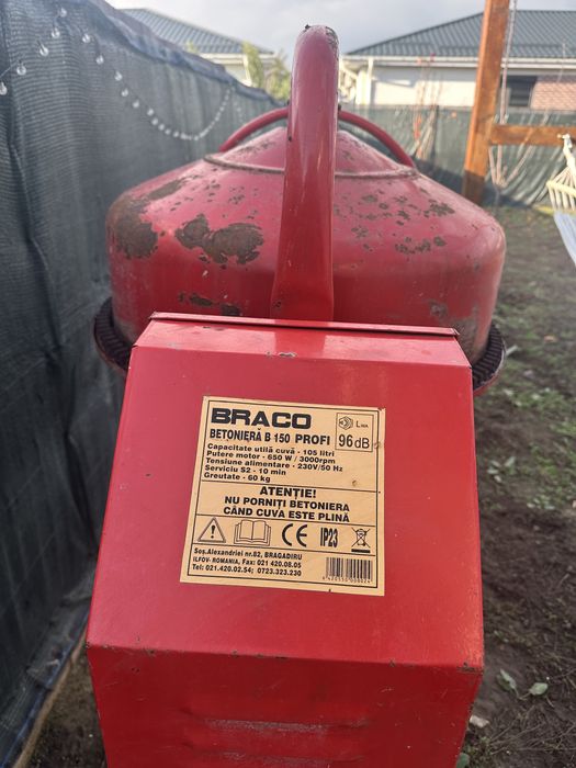 Vand betoniera braco 105L