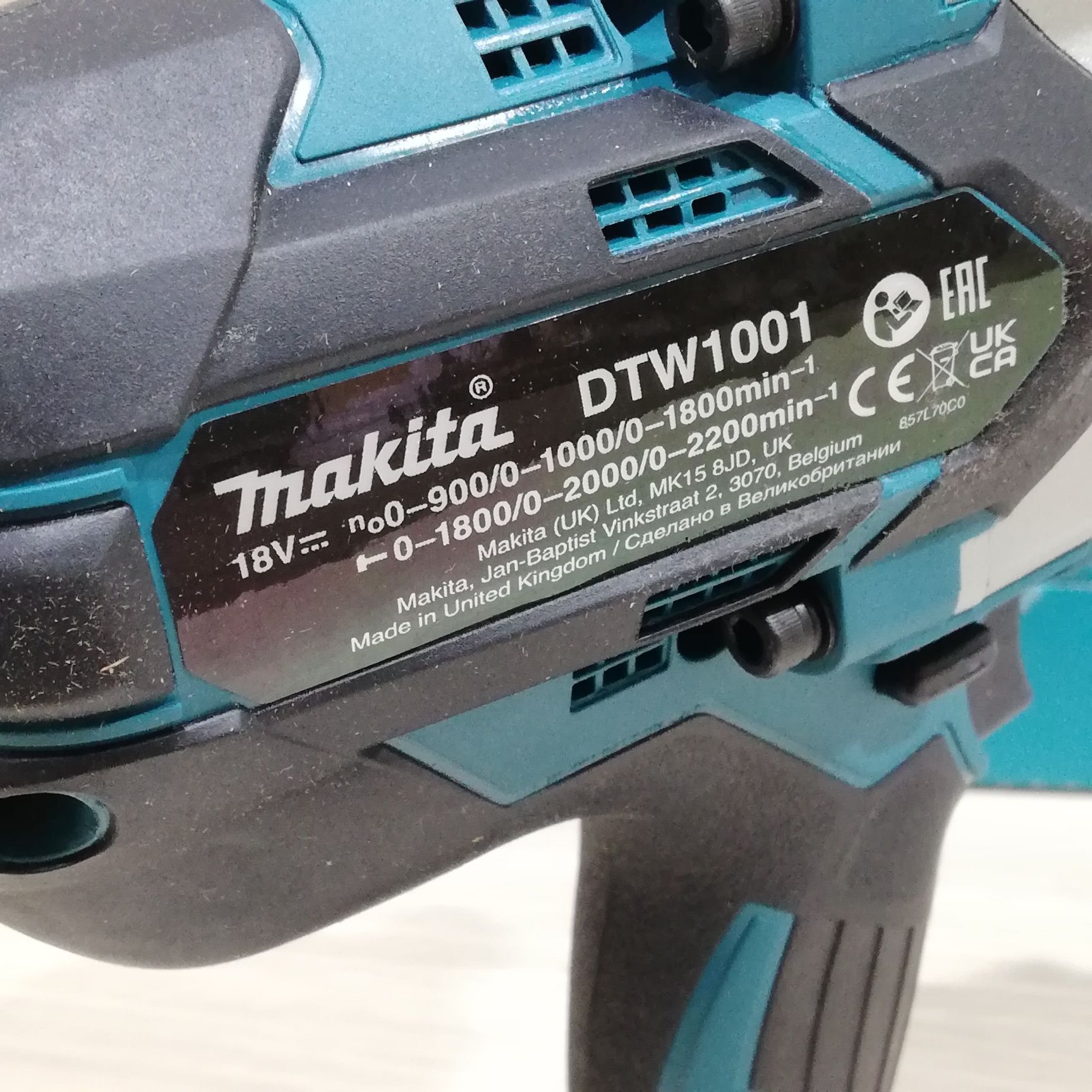 Impact Makita DTW1001 patrat 3/4