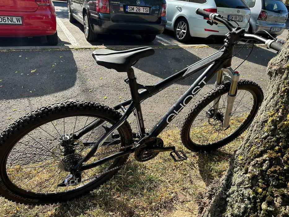 Bicicleta GHOST cu furca FOX Simano Deore roti de 26 ca NOU