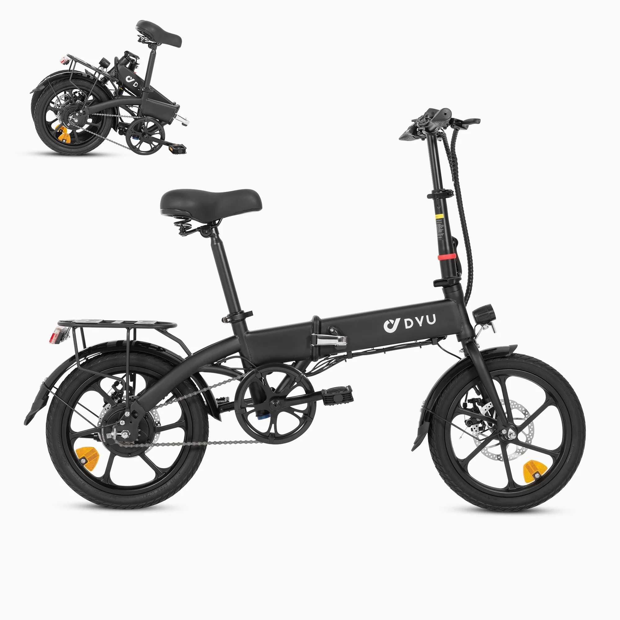 Електрически сгъваем велосипед E-BIKE - DYU 16 инчов