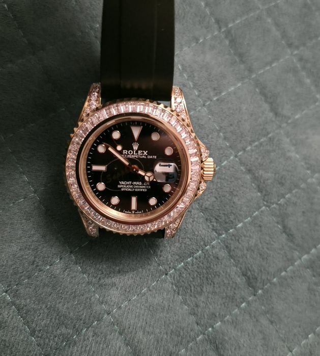 Rolex yaht master diamond gold