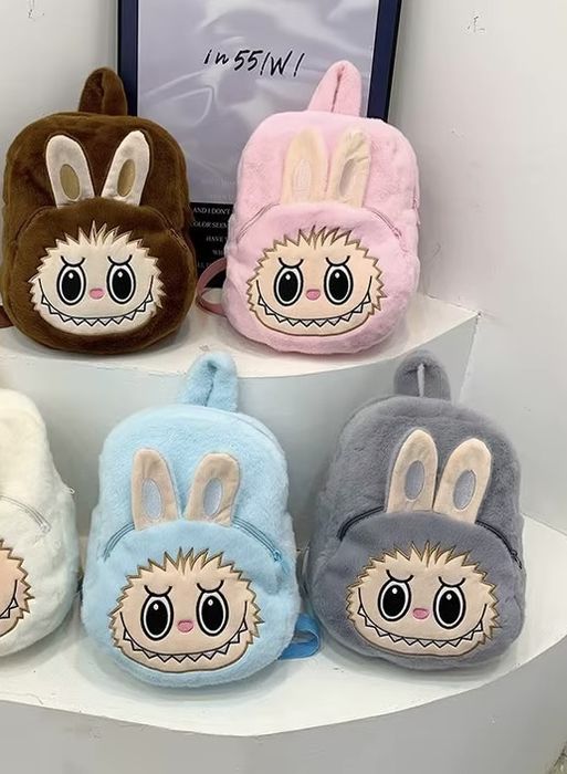 Детски плюшени раници Лабубу, раница Labubu 30см
