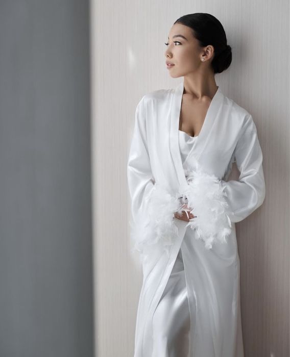 Платья халат для утро невесты. Будь самой красивой невестой!
