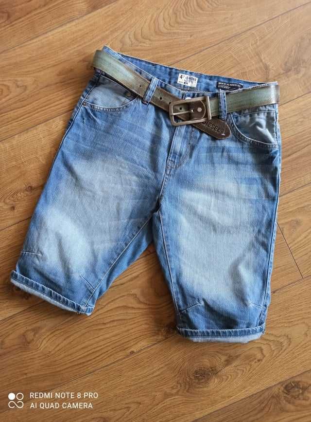 H&M, DENIM нови гъзарски къси мъжки дънки