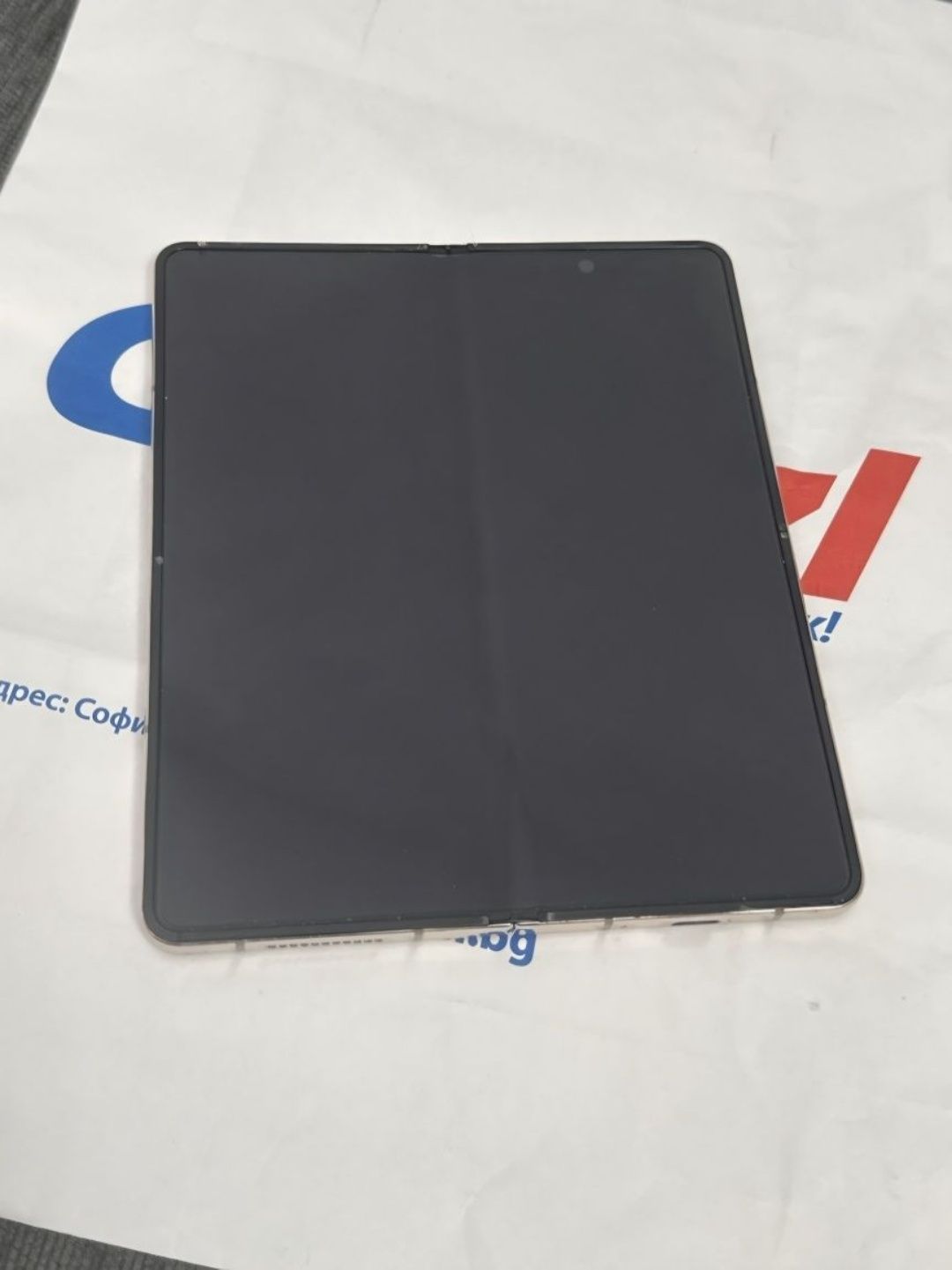 КАТО НОВ 512GB Samsung Z Fold 4 CityTel Гаранция 2024г. Beige