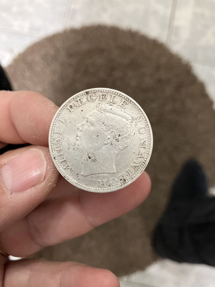 Moneda argint 500 lei Regele Mihai 1944