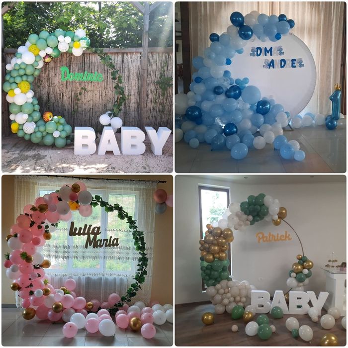 Arcada cu baloane decoratiuni