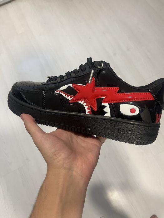 Bape sta black shark обувки