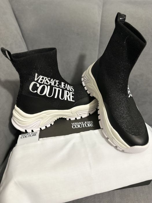 Versace Jeans Couture- обувки с дизайн на чорап