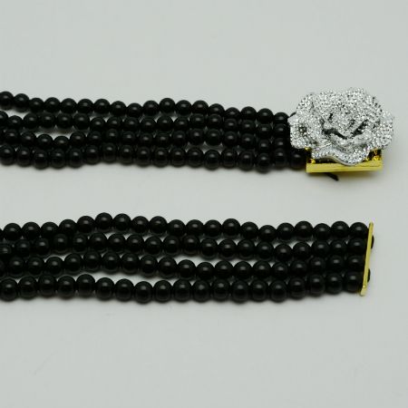 Curea din perle, catarama cu strasuri (Cod: 5702,5704)