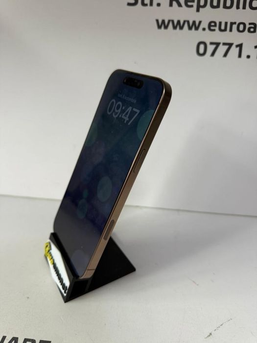 Telefon mobil Apple iPhone 16 Pro Max, 256GB, 5G, Desert Titanium -G-