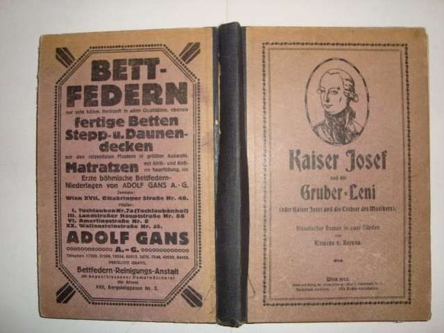 Carte veche in germană,,Kaiser Josef"
