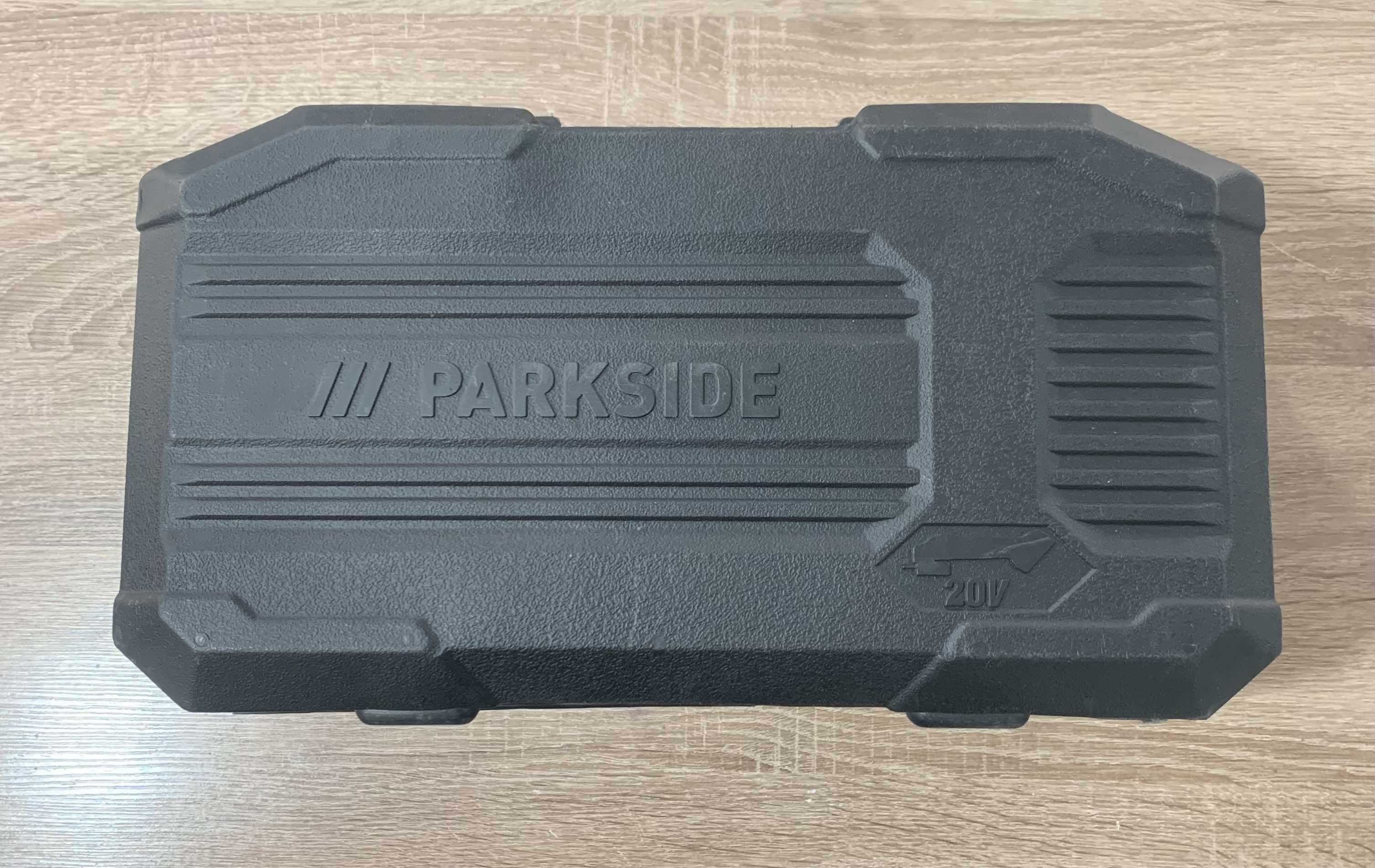 Ъглошлайф PARKSIDE® PWSA 20-Li F4, 20 V със зарядно + 2 батерии