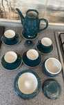 Set vintage pentru cafea din porțelan