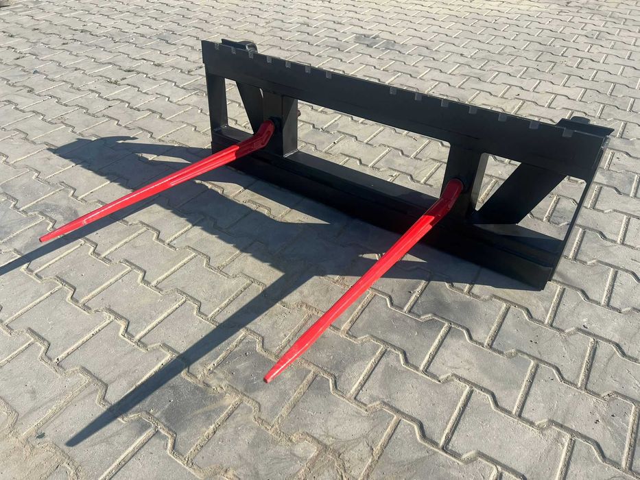 Furca baloti - 2 dinti , 60 cm intre dinti (Noua)