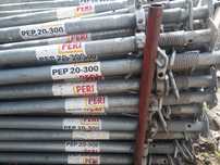 Popi metalici  reglabili zincati de 3m Peri 20-300
