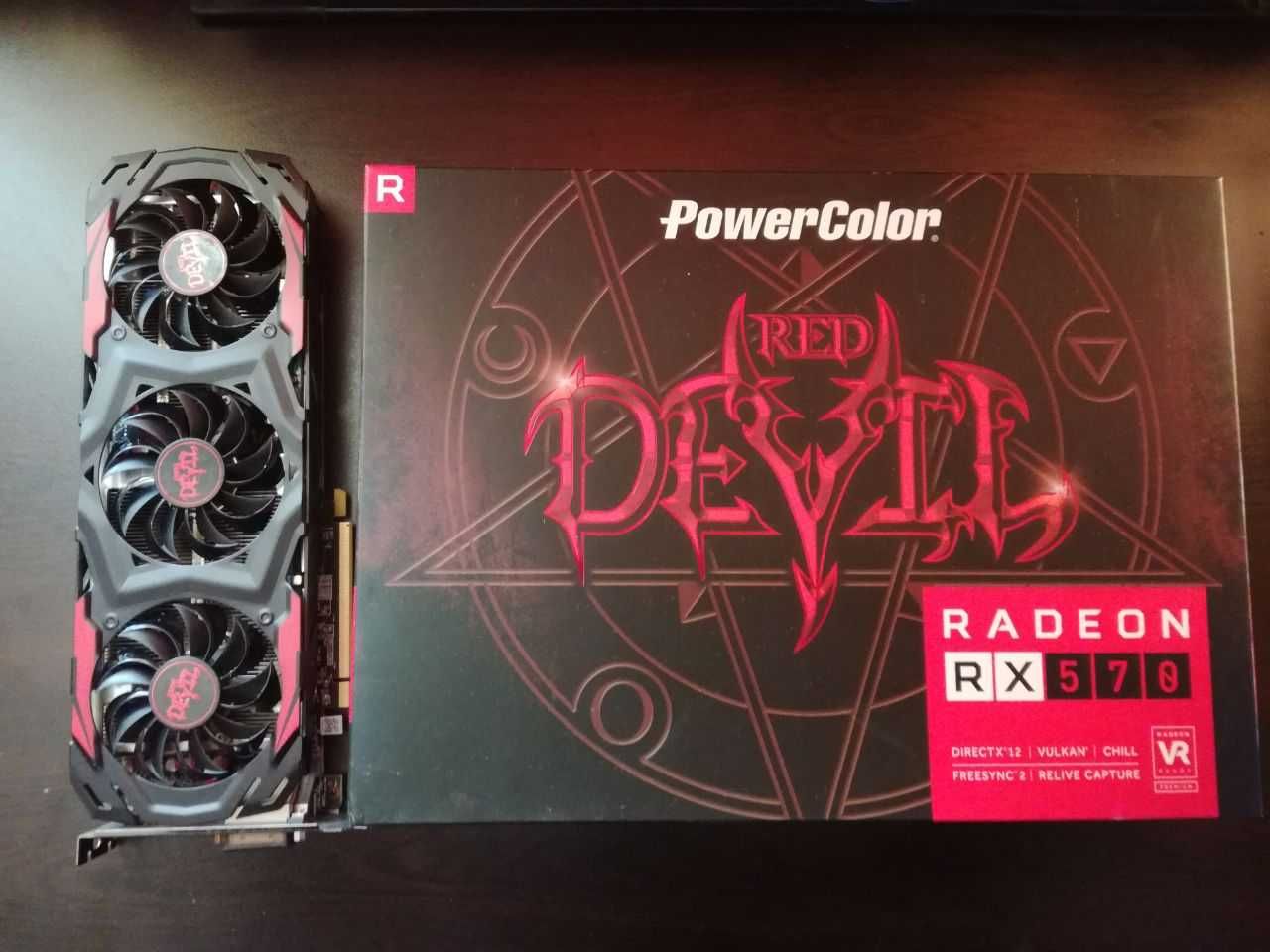 Видеокарта PowerColor Red Devil RX570 4gb