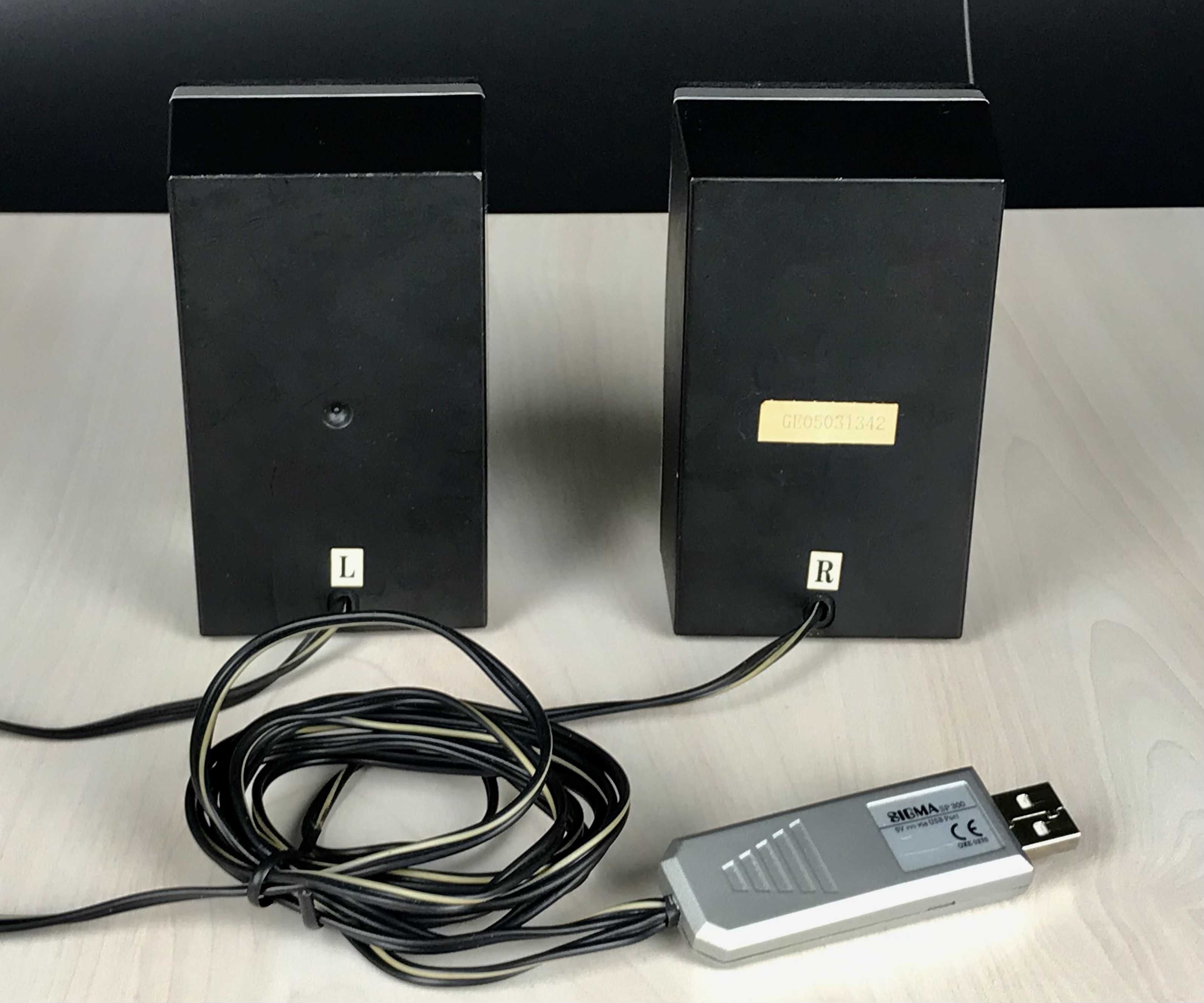 Интересни USB Stereo колонки за компютър, телефон, таблет. SIGMA