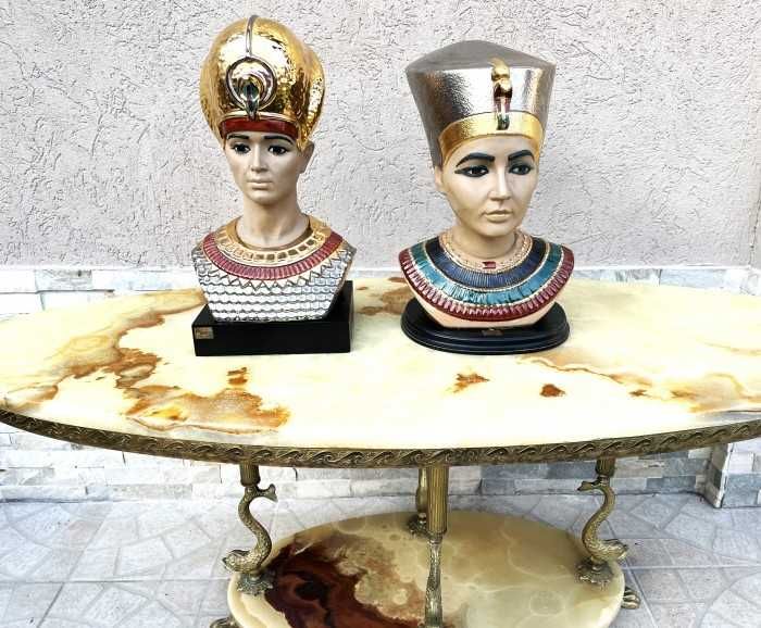 Superb bust Nefertiti-portelan-email-Marco Giner-Spania