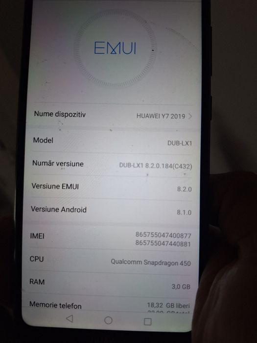 Vând Huawei Y7 2019