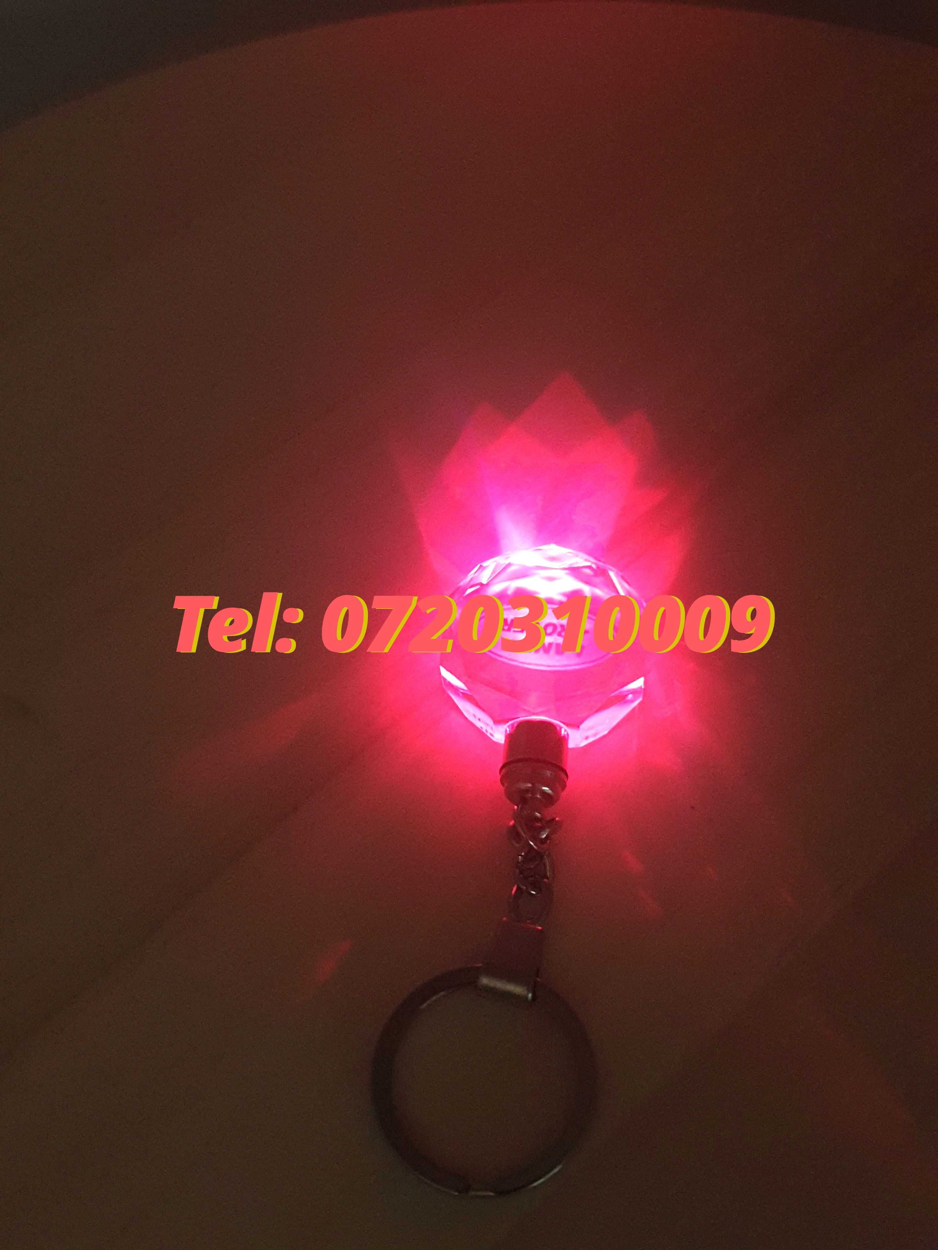 Breloc Sticla Cu Led 6 Culori Land Rover